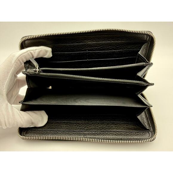 Authentic GUCCI Black Leather GG Marmont Continental Wallet | Bag | COA Included - Picture 4 of 9